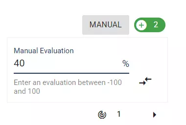 Grading a question with percentage in the result reports
